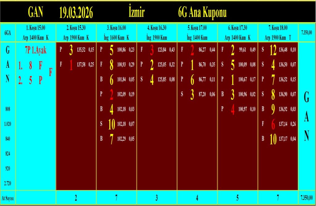 İzmir GAN analiz çıktısı